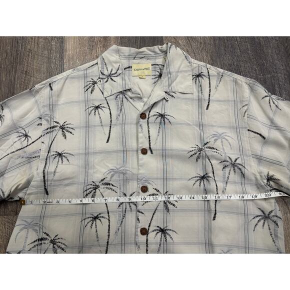 Joseph & Feiss Men's Silk Hawaiian Shirt - Picture 5 of 6